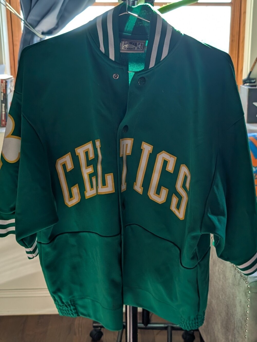 Celtics Mitchell And Ness Larry Bird Warm Up Size 48 Tailored